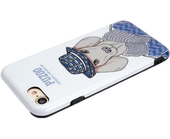 Придбати Чехол-накладка PUZOO Artdog Phone  iPhone 7/8/SE 2020 White Ravan, image , характеристики, відгуки