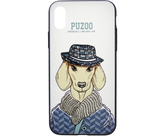 Придбати Чехол-накладка PUZOO Artdog Phone  iPhone X White Ravan, image , характеристики, відгуки