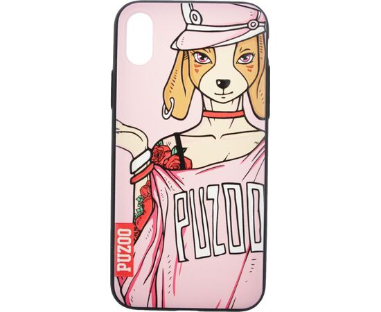 Купить Чехол-накладка PUZOO Yuppie Phone  iPhone X Annie Pink, фото , характеристики, отзывы