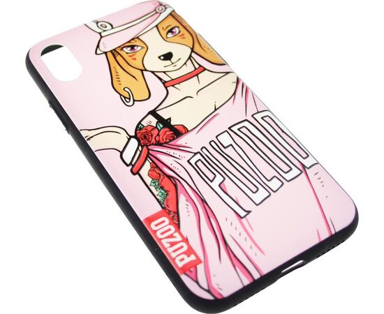 Купить Чехол-накладка PUZOO Yuppie Phone  iPhone X Annie Pink, фото , изображение 3, характеристики, отзывы