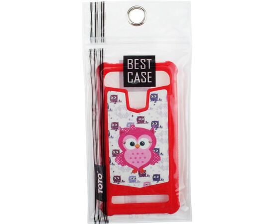 Купить Чехол-накладка TOTO Universal TPU case with image 4,5" Owl Red, фото , характеристики, отзывы