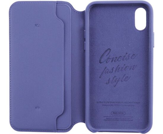 Придбати Чехол-книжка Remax Ideal Leather Case Apple iPhone X Blue, image , зображення 4, характеристики, відгуки