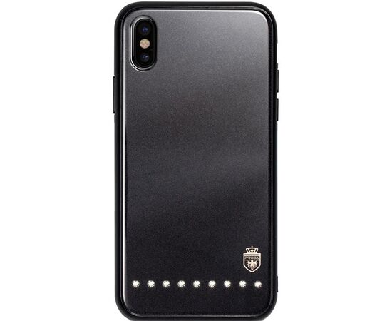 Придбати Чехол-накладка Remax Batili Series Glass Case Apple iPhone X Black, image , характеристики, відгуки