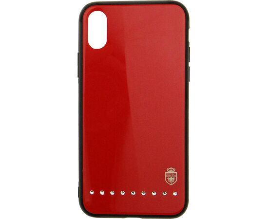 Придбати Чехол-накладка Remax Batili Series Glass Case Apple iPhone X Red, image , зображення 3, характеристики, відгуки