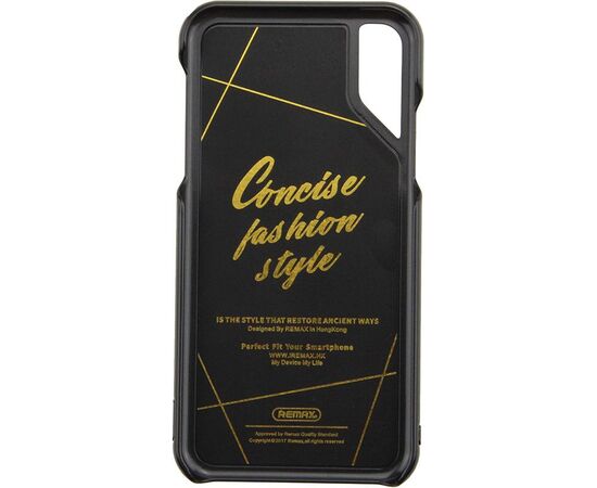 Придбати Чехол-накладка Remax Patron Saint Series Case Apple iPhone X Black, image , зображення 3, характеристики, відгуки