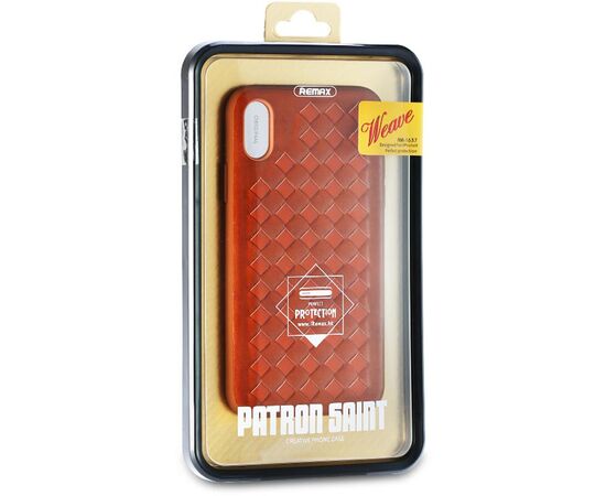 Придбати Чехол-накладка Remax Creative Case Apple iPhone X Brown, image , характеристики, відгуки