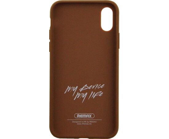 Придбати Чехол-накладка Remax Creative Case Apple iPhone X Brown, image , зображення 6, характеристики, відгуки