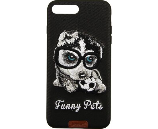 Придбати Чехол-накладка Remax Funny Pets Series Case Apple iPhone 7 Plus Black, image , зображення 3, характеристики, відгуки