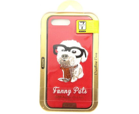 Придбати Чехол-накладка Remax Funny Pets Series Case Apple iPhone 7 Plus Red, image , зображення 2, характеристики, відгуки