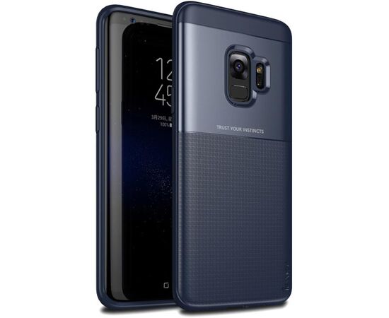 Придбати Чехол-накладка Ipaky Elegant Grid Design TPU Hybrid Case Samsung Galaxy S9 G960F Blue, image , характеристики, відгуки