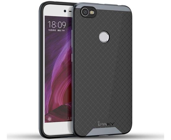 Придбати Чехол-накладка Ipaky Bumblebee Series/PC Frame With TPU Case Xiaomi Redmi Note 5A Prime Gray, image , характеристики, відгуки