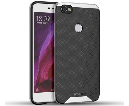 Купить Чехол-накладка Ipaky Bumblebee Series/PC Frame With TPU Case Xiaomi Redmi Note 5A Prime Silver, фото , характеристики, отзывы