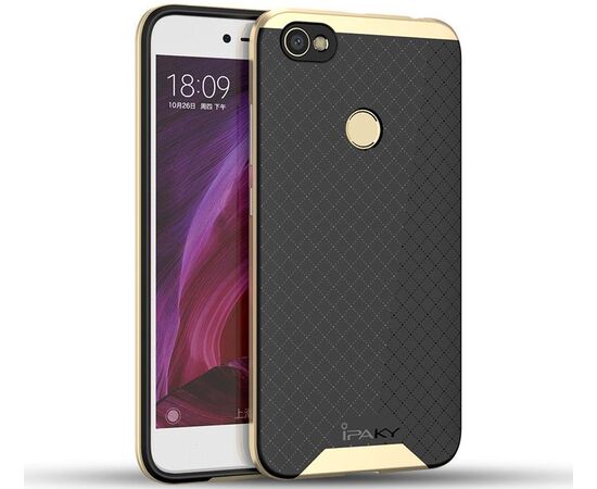 Придбати Чехол-накладка Ipaky Bumblebee Series/PC Frame With TPU Case Xiaomi Redmi Note 5A Prime Gold, image , характеристики, відгуки