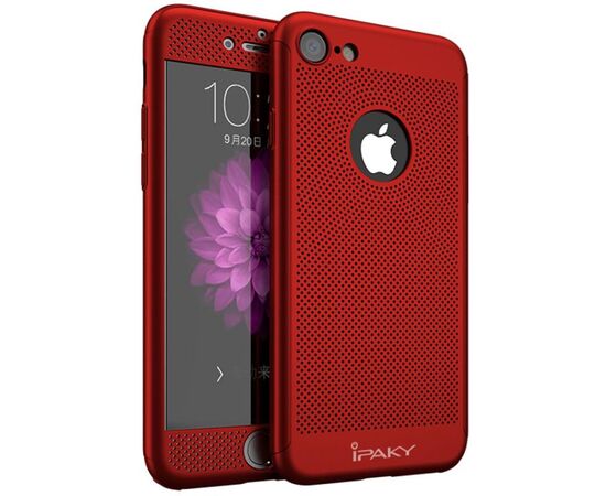 Придбати Чехол-накладка Ipaky 360°Protection PC Case with heat-dissipation design iPhone 7 Red, image , характеристики, відгуки