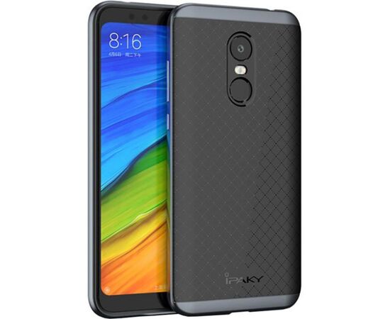 Купить Чехол-накладка Ipaky Slim Anti-fingerprint TPU Case Xiaomi Redmi 5 Black, фото , характеристики, отзывы