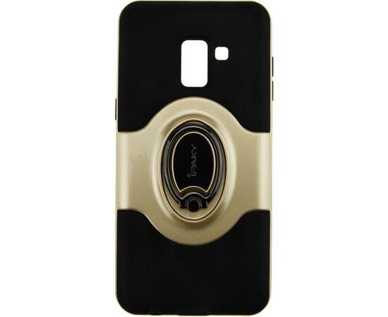 Придбати Чехол-накладка Ipaky 360° Free Rotation Ring Holder case Samsung Galaxy A8 A530F Gold, image , зображення 2, характеристики, відгуки