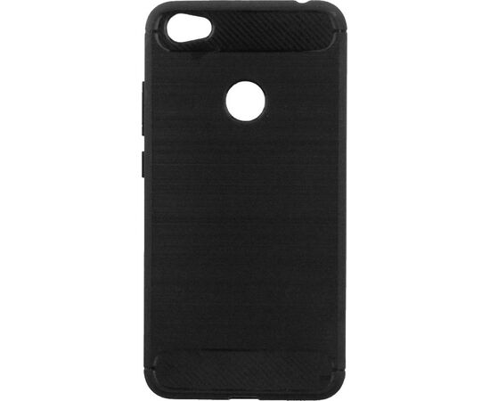 Придбати Чехол-накладка TOTO Carbon Brush TPU Case Xiaomi Redmi Note 5A Prime Black, image , характеристики, відгуки