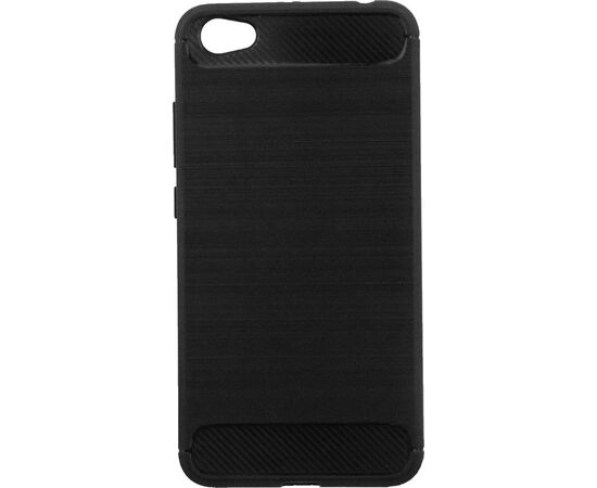 Придбати Чехол-накладка TOTO Carbon Brush TPU Case Xiaomi Redmi Note 5A Black, image , характеристики, відгуки