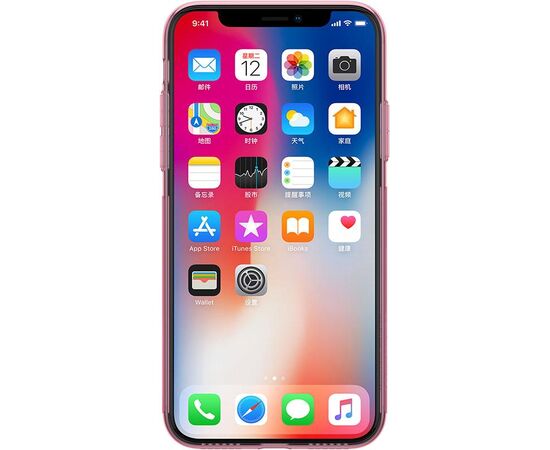 Придбати Чехол-накладка Nillkin TPU Nature Case Apple iPhone X Pink, image , зображення 2, характеристики, відгуки