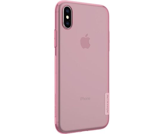 Придбати Чехол-накладка Nillkin TPU Nature Case Apple iPhone X Pink, image , зображення 5, характеристики, відгуки