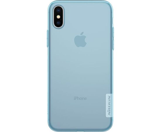 Купить Чехол-накладка Nillkin TPU Nature Case Apple iPhone X Blue, фото , характеристики, отзывы