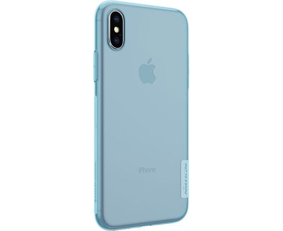 Купить Чехол-накладка Nillkin TPU Nature Case Apple iPhone X Blue, фото , изображение 5, характеристики, отзывы