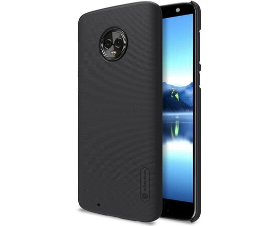 Придбати Чехол-накладка Nillkin Super Frosted Shield Motorola Moto G6 Black, image , зображення 6, характеристики, відгуки