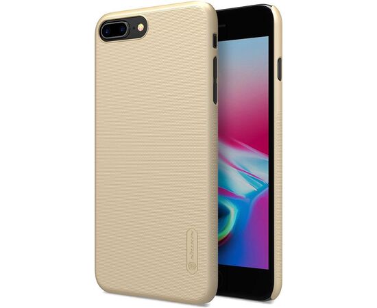 Купить Чехол-накладка Nillkin Super Frosted Shield Case Apple iPhone 8 Plus Gold, фото , изображение 6, характеристики, отзывы