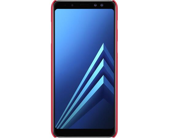 Купить Чехол-накладка Nillkin Super Frosted Shield Samsung Galaxy A8 2018 SM-A530 Red, фото , изображение 2, характеристики, отзывы