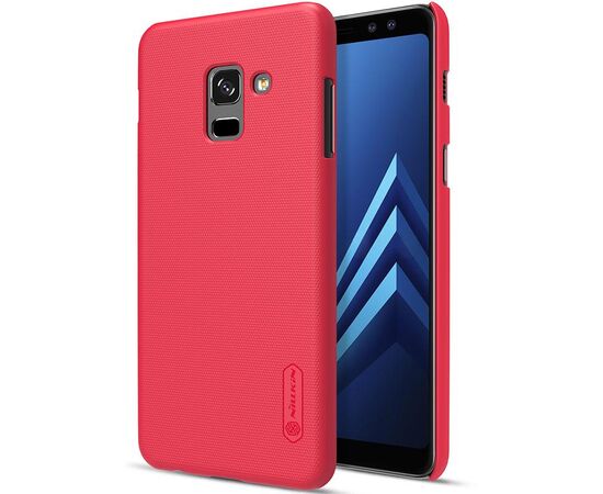 Купить Чехол-накладка Nillkin Super Frosted Shield Samsung Galaxy A8 2018 SM-A530 Red, фото , изображение 6, характеристики, отзывы