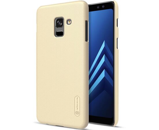 Придбати Чехол-накладка Nillkin Super Frosted Shield Samsung Galaxy A8 2018 SM-A530 Gold, image , зображення 6, характеристики, відгуки