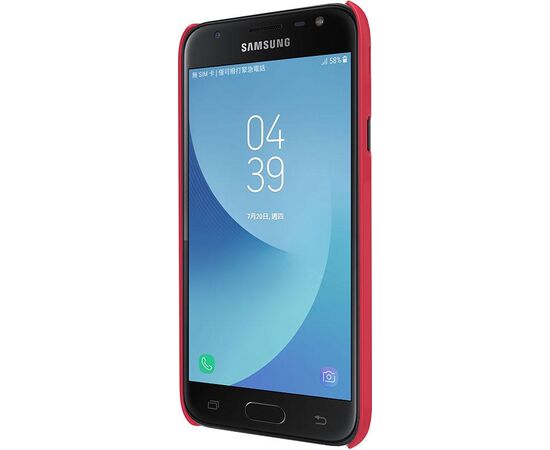 Придбати Чехол-накладка Nillkin Super Frosted Shield Samsung Galaxy J3 2017 (J330) Red, image , зображення 4, характеристики, відгуки