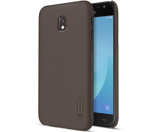 Придбати Чехол-накладка Nillkin Super Frosted Shield Samsung Galaxy J3 2017 (J330) Brown, image , зображення 6, характеристики, відгуки