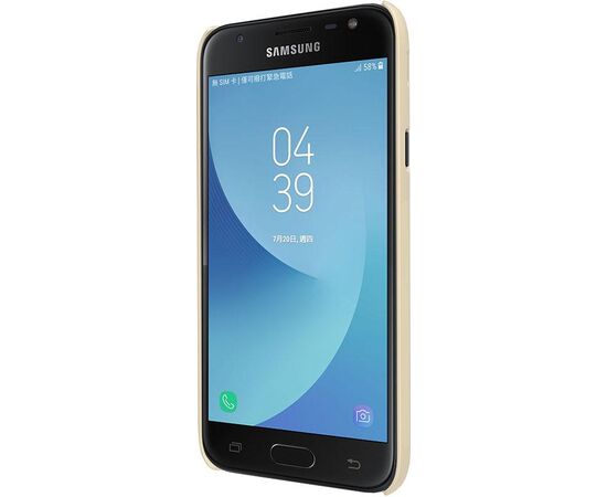 Придбати Чехол-накладка Nillkin Super Frosted Shield Samsung Galaxy J3 2017 (J330) Gold, image , зображення 4, характеристики, відгуки