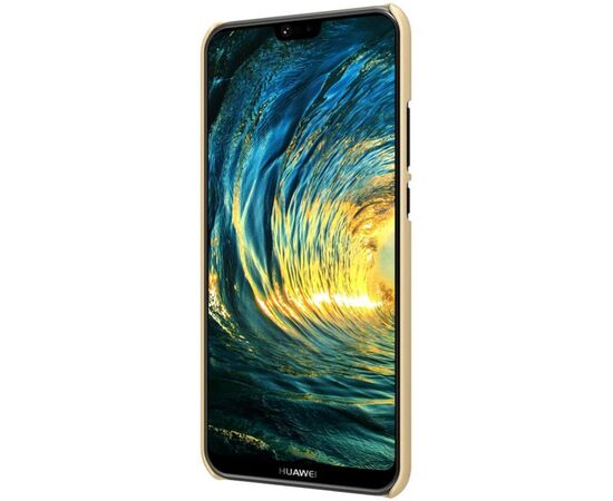 Купить Чехол-накладка Nillkin Super Frosted Shield Huawei P20 Lite/Nova 3E Gold, фото , изображение 3, характеристики, отзывы