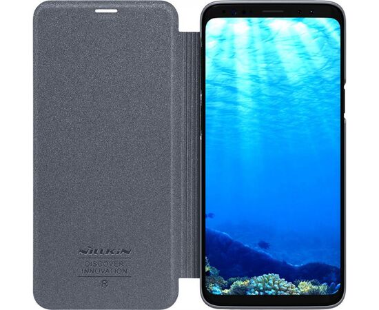 Придбати Чехол-книжка Nillkin Sparkle Leather Case Samsung Galaxy S9 Black, image , зображення 5, характеристики, відгуки