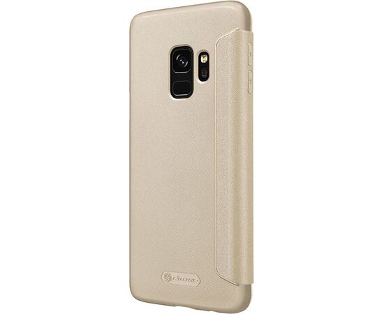 Придбати Чехол-книжка Nillkin Sparkle Leather Case Samsung Galaxy S9 Gold, image , зображення 4, характеристики, відгуки