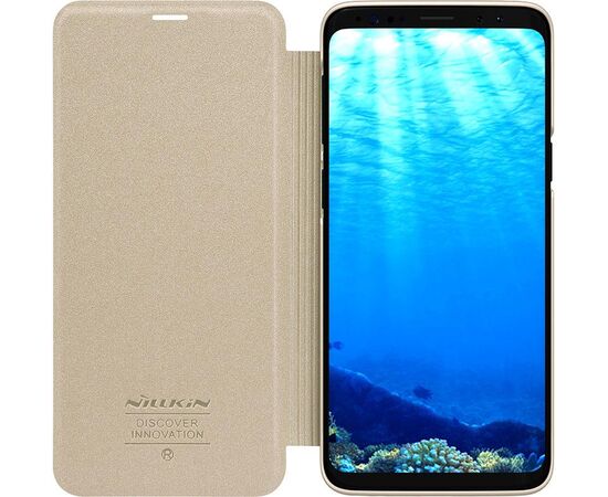 Придбати Чехол-книжка Nillkin Sparkle Leather Case Samsung Galaxy S9 Gold, image , зображення 5, характеристики, відгуки