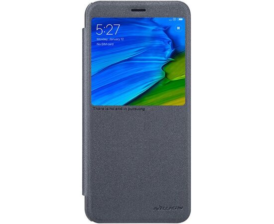 Придбати Чехол-книжка Nillkin Sparkle Leather Case Xiaomi Redmi Note 5 Black, image , характеристики, відгуки