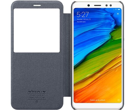 Придбати Чехол-книжка Nillkin Sparkle Leather Case Xiaomi Redmi Note 5 Black, image , зображення 5, характеристики, відгуки