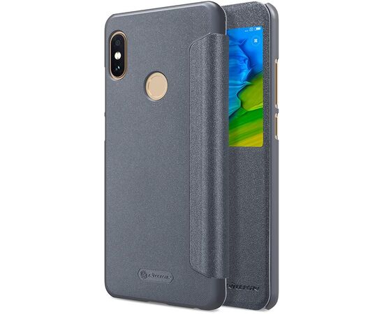 Придбати Чехол-книжка Nillkin Sparkle Leather Case Xiaomi Redmi Note 5 Black, image , зображення 6, характеристики, відгуки