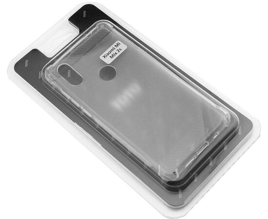 Купить Чехол-накладка TOTO Shockproof Carbon Brush TPU Case Xiaomi Mix 2S Clear, фото , характеристики, отзывы