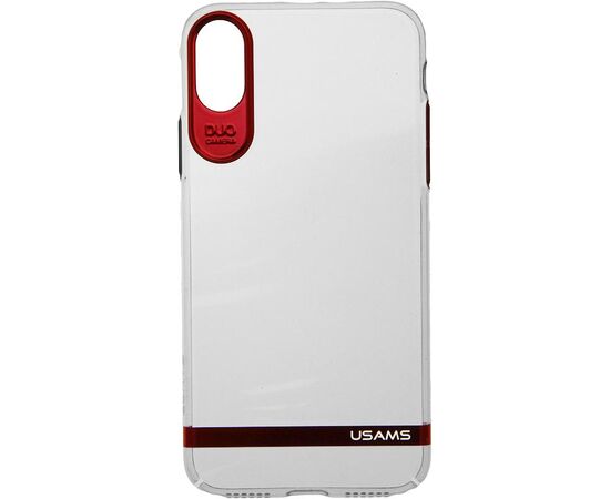 Придбати Чехол-накладка Usams Q-plating Series Apple iPhone X Red, image , зображення 2, характеристики, відгуки