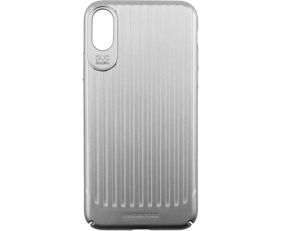 Купить Чехол-накладка Usams Trunk Series Apple iPhone X Silver, фото , изображение 2, характеристики, отзывы