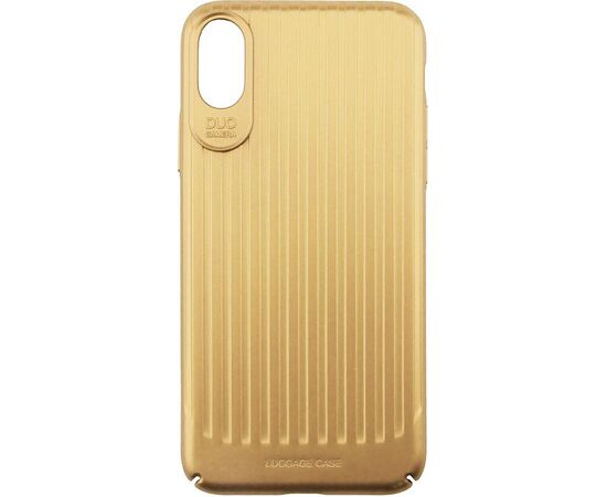 Купить Чехол-накладка Usams Trunk Series Apple iPhone X Gold, фото , изображение 2, характеристики, отзывы