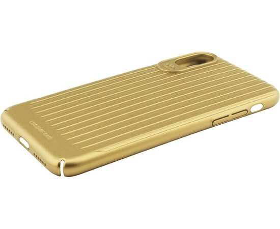 Купить Чехол-накладка Usams Trunk Series Apple iPhone X Gold, фото , изображение 5, характеристики, отзывы