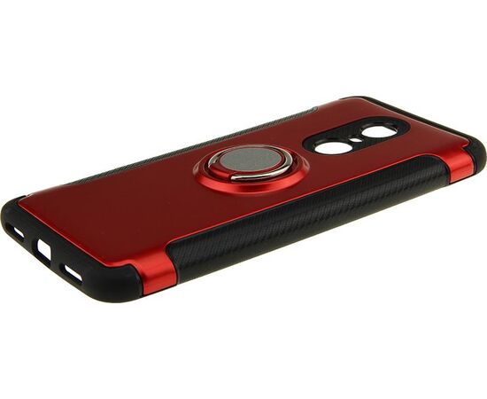 Придбати Чехол-накладка TOTO TPU Case Ring series 2 in 1 Xiaomi Redmi 5 Red, image , зображення 4, характеристики, відгуки