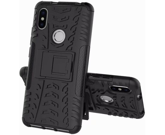 Купить Чехол-накладка TOTO Dazzle Kickstand 2 in 1 Case Xiaomi Redmi S2 Black, фото , характеристики, отзывы