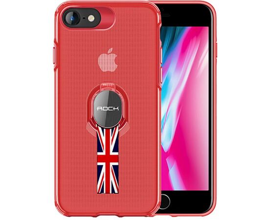 Купить Чехол-накладка Rock TPU+PC MOC Pro Series Protection Case Apple iPhone 8/7 Trans-Red, фото , характеристики, отзывы