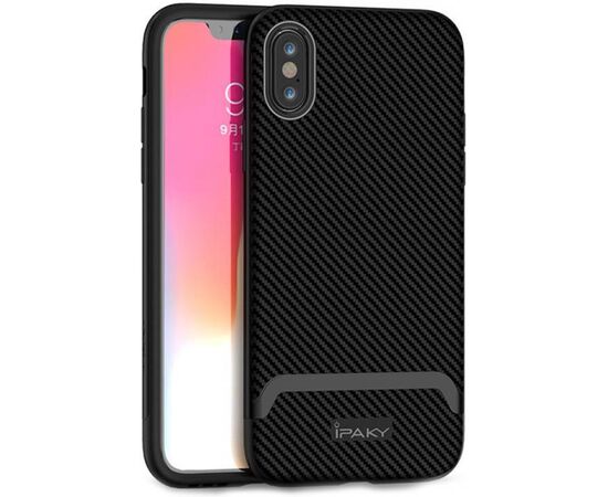 Придбати Чехол-накладка Ipaky Bumblebee Series/PC Frame With TPU Case Apple iPhone XS Gray, image , характеристики, відгуки